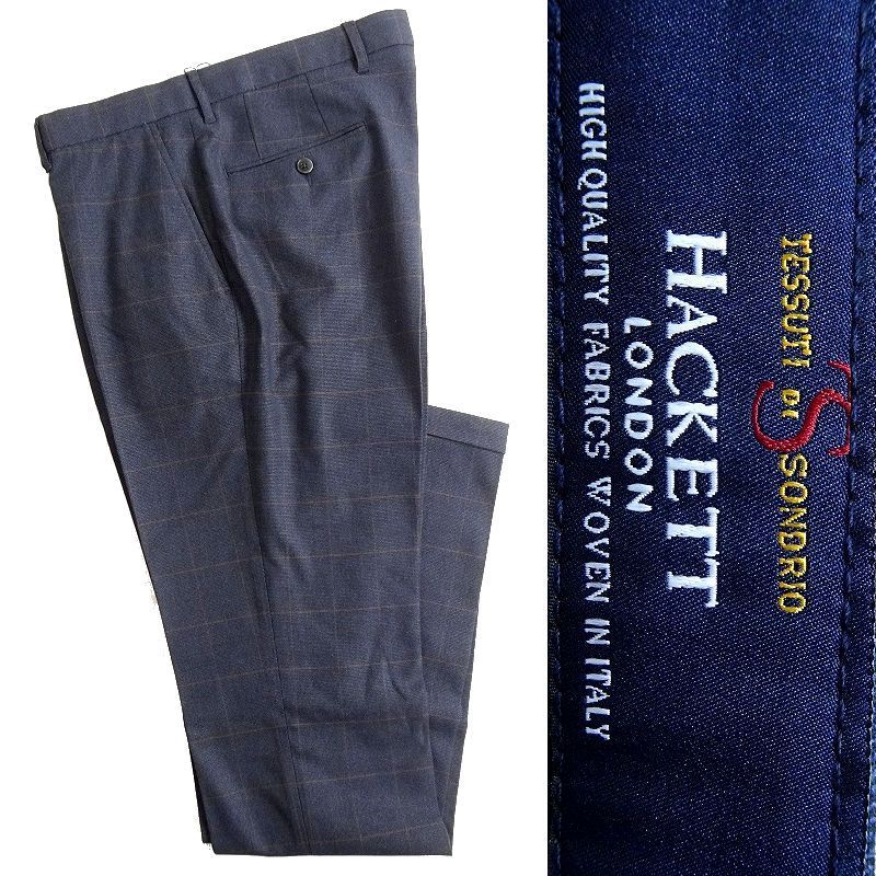 Jeans Size 34S Hackett Hackett Navy Soft Cotton Trousers 