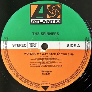 【Disco 12】Spinners / Working My Way Back To You Remix
