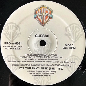 【90's 12】Guesss / It's You That I Need 