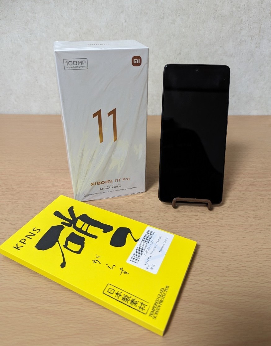 販売大阪 (新品)Xiaomi 11T Pro 8 GB +128 GBメテオライトグレー スマートフォン本体
