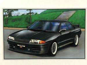 1989 ニッサン　スカイライン　R32 GT-R アリイ1/32 ●LSマイクロエースイマイオオタキプラモデル　平成元年