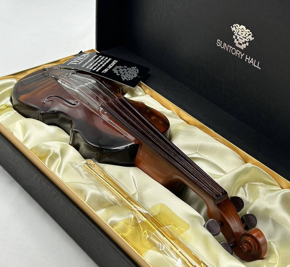 SUNTORYサントリーグランドピアノ・バイオリン型ボトル楽器シリーズ超