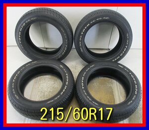 ■中古タイヤ■　215/60R17C 109/107R TOYO H20 アルファード エルグランド エリシオン等 夏タイヤ オンロード 激安　送料無料　U882