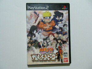 PS2 ソフト NARUTO ナルト ナルティメットヒーロー 説明書付き 起動確認済み プレイステーション２PlayStation 2