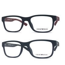 EMPORIO ARMANI エンポリオ アルマーニ ブランド メガネフレーム 替テンプル付き マットブラック×マットレッド 眼鏡 EA3201U-5001_画像3