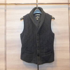 ★ SCOTCH & SODA(スコッチアンドソーダ) メルトン&ニットベスト S 黒 ★