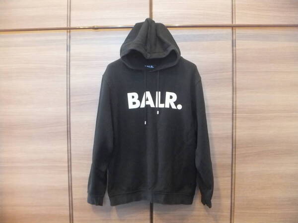 ★ BALR.（ボーラー）　フーディー　パーカー　裏起毛　黒　L ★