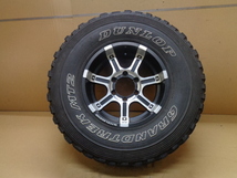 トヨタ　ランドクルーザープラド　タイヤホイル付　285/75R16　8J　6H　社外アルミ　 中古_画像1