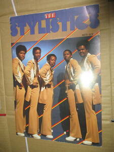  Tour * pamphlet baby's bib li stick sThe Stylistics JAPAN TOUR 1976 year filler Delphi e a* soul 