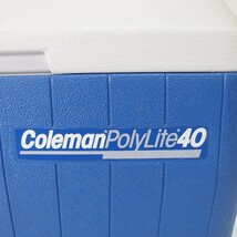 Coleman コールマン クーラーボックス PolyLite 40 ブルー/ホワイト キャンプ アウトドア用品/140_画像5