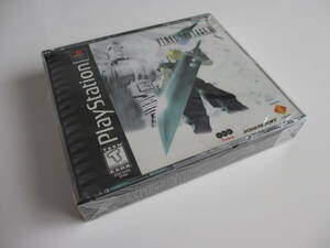 新品未開封 北米版 Final Fantasy VII プレイステーション 純正品 ソフト Black Label Masterpiece ファイナルファンタジー 7 シュリンク付