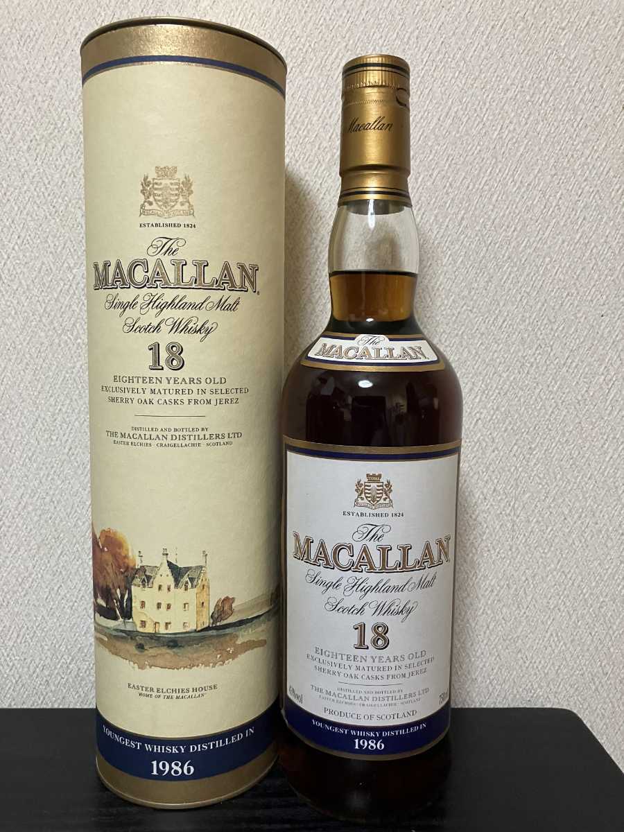 ヤフオク! -「マッカラン 18年 旧ボトル」(飲料) の落札相場・落札価格