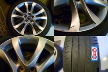 マツダ アテンザ アルミ ホイール タイヤ ブリヂストン 純正 225/45 R19 オフセット 45 リム幅 7 1/2 5H 5穴 PCD 114.3 室内保管 225 45 19_画像6