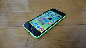 即落/即発!!au 美中古品 iPhone 5c 16GB グリーン