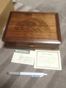 新品 激安 woodrex ジュエリーボックス L アクセサリーケース 収納 木製 インテリア box 雑貨 ウッドレックス レア ビンテージ