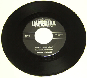 45rpm/ YEAH,YEAH,YEAH - TOMMY LOMONTE - I'M LEAVING / 50's,ロカビリー,FIFTIES,IMPERIAL,ROCKABILLY,＊MA,REPRO