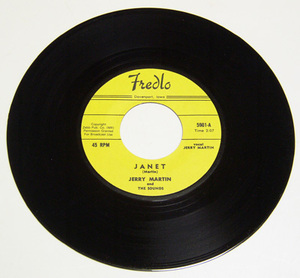 45rpm/ JANET - JERRY MARTIN - LOVELY ONE / 50's,ロカビリー,FIFTIES,Fredlo RECORDS,REPRO