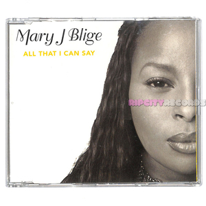 【CDS/009】MARY J BLIGE /ALL THAT I CAN SAY