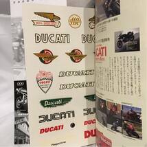 DUCATI Magazine #10 ドゥカティ歴代ロゴ・ステッカー付き エンブレム バイク 本 999 モンスター_画像1