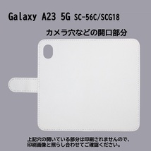 Galaxy A23 5G SC-56C/SCG18　スマホケース 手帳型 プリントケース 和柄 桜 フラミンゴ 雀 墨絵 モノトーン おしゃれ_画像3