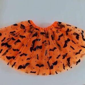 120cmハロウィンパニエチュチュキッズダンチュールクリスマス演奏会発表会仮装コスプレ記念撮影オレンジ