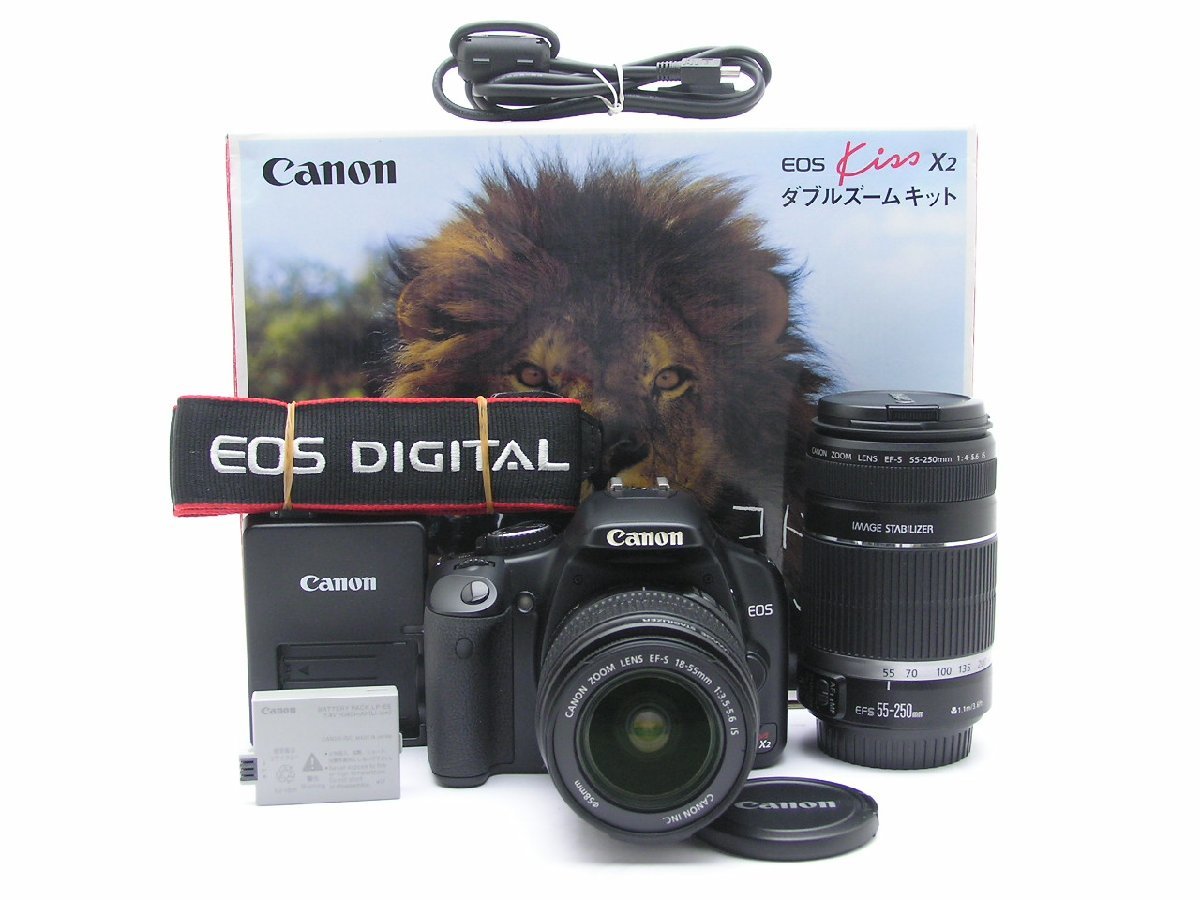 ヤフオク! -「eos kiss x2 ダブルズームキット」の落札相場・落札価格