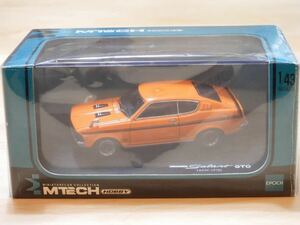 [ new goods : unopened ] M Tec MTECH 1/43 1970 year Mitsubishi Colt Galant GTO orange [A53C] H-03-A