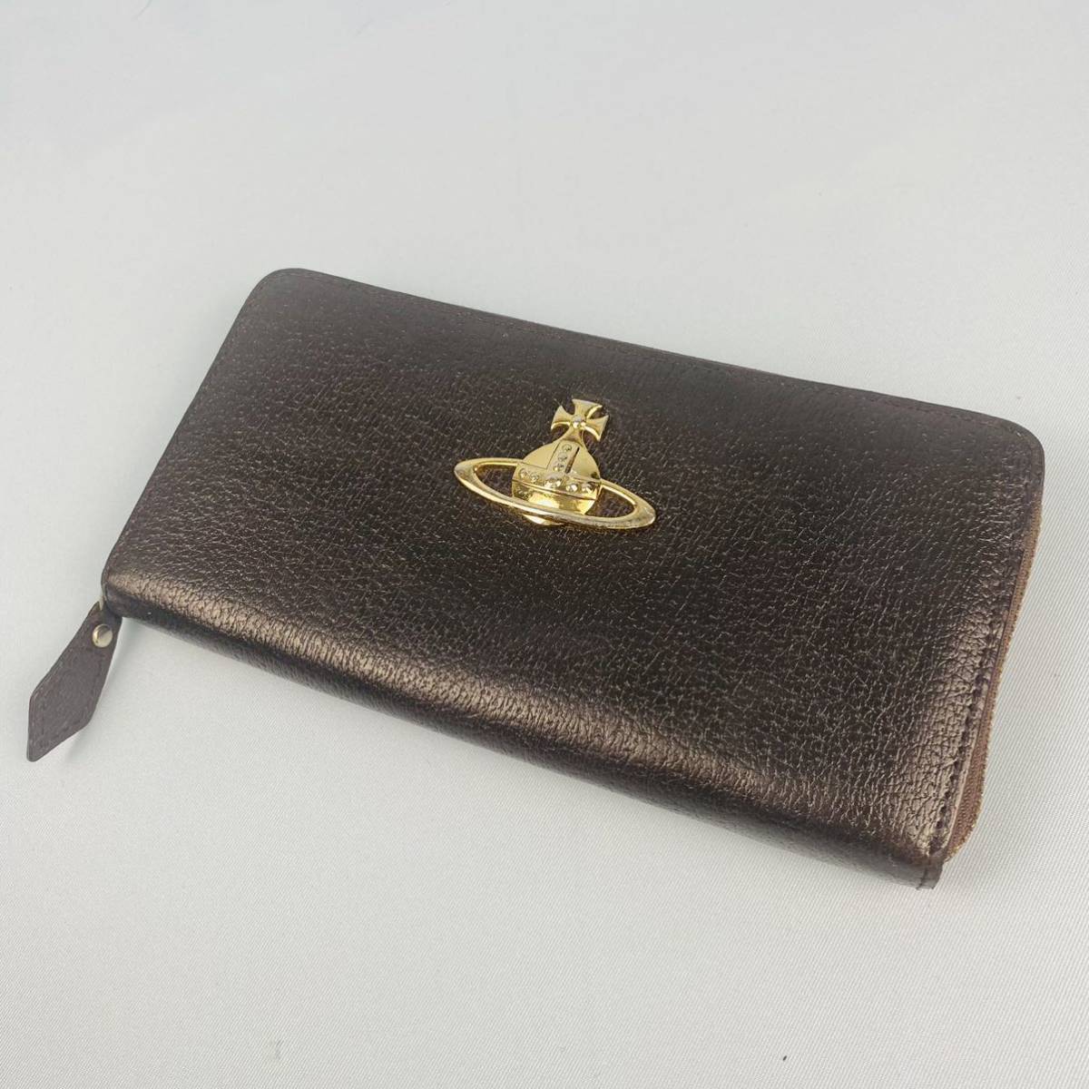 ○★新品 未使用 Vivienne Westwood 定番 ラウンドジップ長財布○● ファッション ブランド別 服飾小物