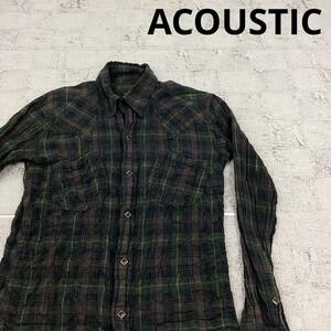 ACOUSTIC アコースティック 長袖ウエスタンシャツ W11739