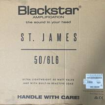 ほぼ新品 BLACKSTAR ブラックスター ST. JAMES 50 6L6 - BLACK_画像9