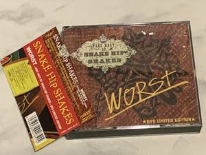 SNAKE HIP SHAKES/WORST/DVD付限定盤CD/ステッカー付+店舗特典ステッカー付/ZIGGY/BEST/森重樹一/SLUTBANKS/DUST'N'BoNEZ