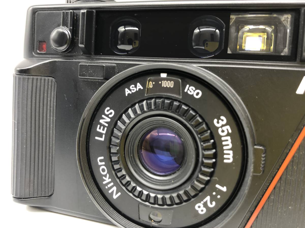 【ISO 1000】 NIKON ニコン L35AD レンズキャップ付属 コンパクトフィルムカメラ ピカイチ 35mm f2.8
