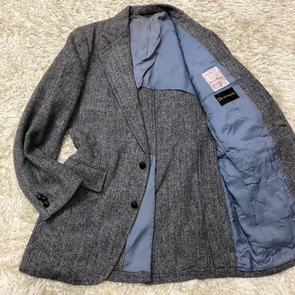 ヤフオク! -ヘリンボーンハリスツイードジャケットの中古品・新品・未 特定 ハリスツイード ジャケット メンズM相当 ウール ヘリンボーン柄 グレー系 テーラードジャケット
