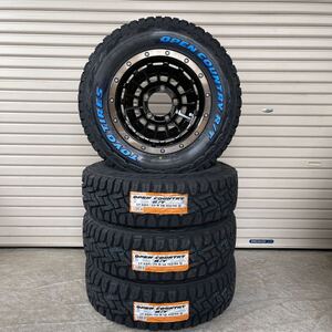 バークレイハードロック　ローガン◆ TOYOオープンカントリーRT 225/70R16◆16×6J-5 139.7-5H◆ジムニー　シエラ　JBJAホワイトレター