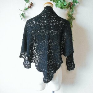  beautiful goods one da full world WONDERFUL WORLD Kaneko Isao KANEKO ISAO autumn winter triangle shawl black 