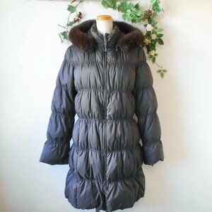  I si- Be ICB blue fox fur use lady's for down coat 42