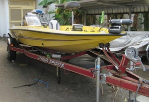  hyde la sport X-260, 115 horse power outboard motor, trailer attaching, interim inspection (2024 year 04 month 14 day )