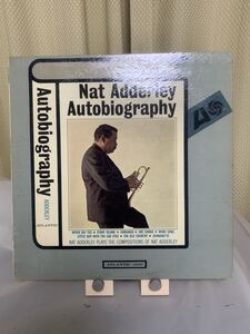 Nat Adderley Autobiography Atlantic 1439 US 赤紫　黒ファン　縦　mono