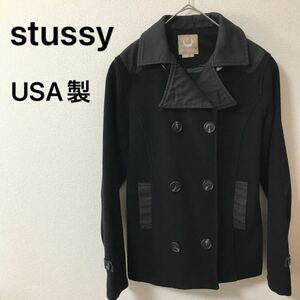 ステューシー　stussy USA製　ジャケット　ブラック　Sサイズ　