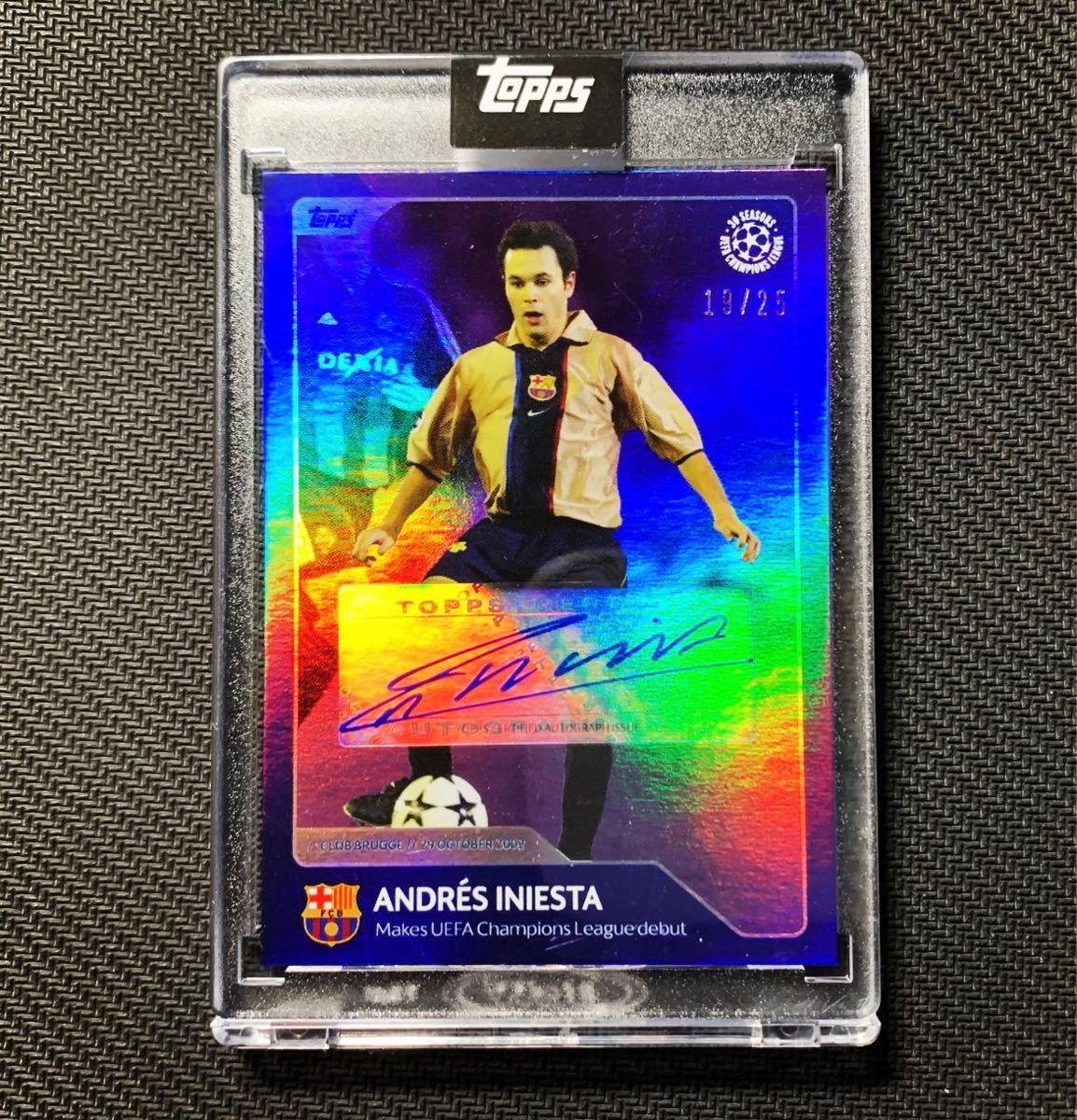 25枚限定!直筆サイン】イニエスタ TOPPS UCL バルセロナ rsuganesha.com