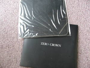 送料無料新品代引可即決《トヨタ純正GRS18系クラウンZERO CROWNロゴ型押しマウスパッド黒ブラック非売品180絶版品ゼロクラウン2003年未開封