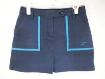 【1円セール】FIDRA(フィドラ) スカート 紺水色 レディース XS ゴルフウェア 2202-0040 中古_画像1