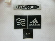 【感謝セール】【美品】adidas(アディダス) ハーフジップポロシャツ 白ピンク レディース S/P ゴルフウェア 2008-0870 中古_画像3