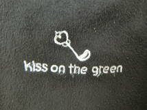 【感謝セール】KISS ON THE GREEN(キスオンザグリーン) フルジップベスト 黒 レディース 表記なし ゴルフウェア 2107-0150 中古_画像2