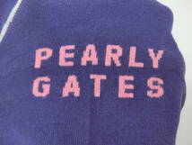 【感謝セール】PEARLY GATES(パーリーゲイツ) アンダーシャツ 紫ピンク レディース 2 ゴルフウェア 2107-0139 中古_画像3