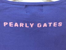 【感謝セール】PEARLY GATES(パーリーゲイツ) アンダーシャツ 紫ピンク レディース 2 ゴルフウェア 2107-0139 中古_画像6