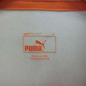 【感謝セール】PUMA GOLF(プーマゴルフ) 長袖ポロシャツ 白ピンク レディース L ゴルフウェア 1910-0106 中古の画像5