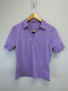 NIKE GOLF(ナイキゴルフ) ポロシャツ 紫 レディース M ゴルフウェア 1809-1007 中古