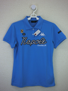 【感謝セール】Kappa(カッパ) ポロシャツ 水色 レディース L ゴルフウェア 2102-0365 中古