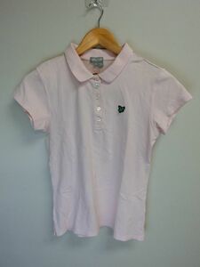 【感謝セール】【美品】Lyle & Scott(ライルアンドスコット) ポロシャツ ピンク レディース S ゴルフウェア 1809-0786 中古